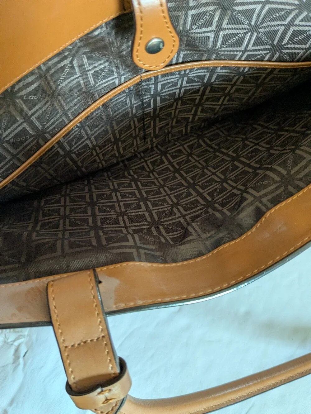 Lodis Audrey Jessica Leather Shoulder Computer Work Bag